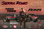 Sierra Romo Signed Hero Card 2021